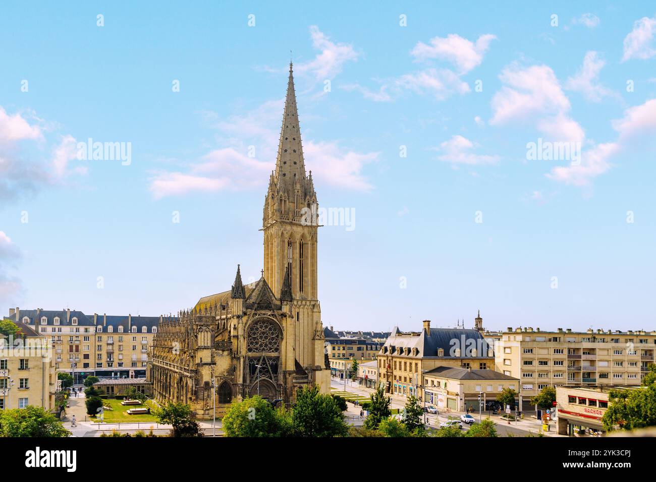 Chiesa Église Saint-Pierre a Caen nel dipartimento di Calvados nella regione francese della Normandia Foto Stock