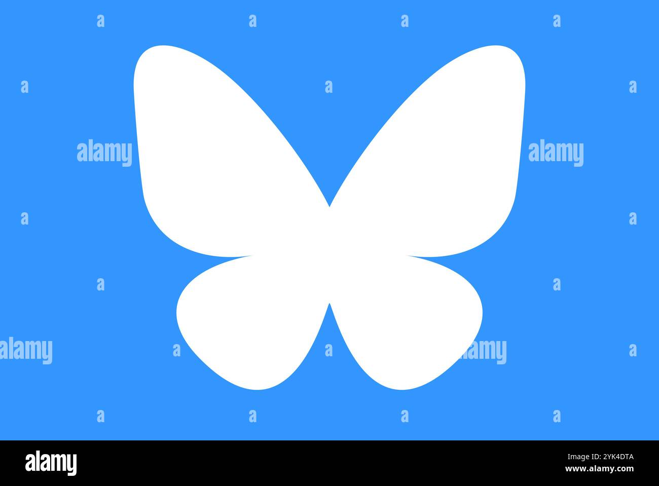 Logotipo Bluesky Foto Stock