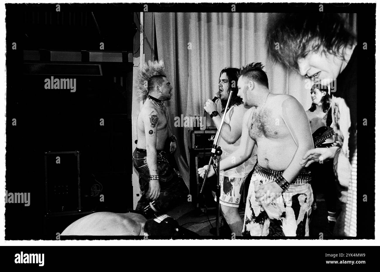 Band sconosciuta durante il concerto al Motala Folkets Park, Motala, Svezia. Foto Jeppe Gustafsson Foto Stock