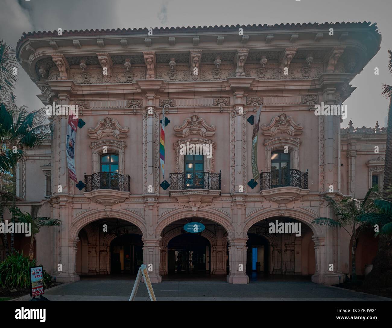 Il centro storico di San Diego è un museo situato nel Balboa Park a San Diego, California, dedicato alla storia di San Diego. Foto Stock