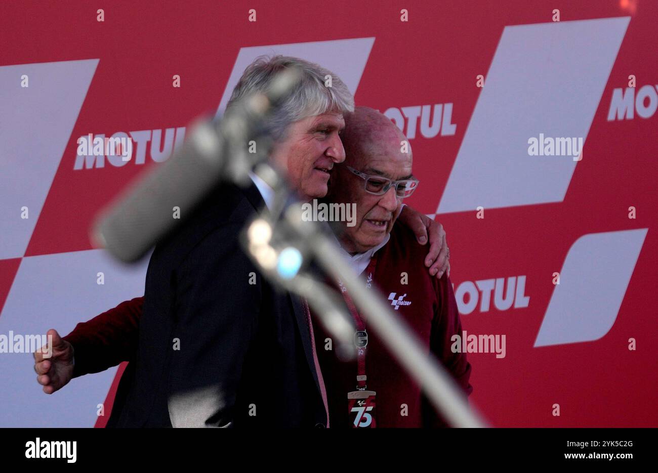 Barcellona, spagnolo. 17 novembre 2024. 17 novembre 2024, Circuit de Barcelona-Catalunya, Barcelona, MotoGP Motul Solidarity Grand Prix di Barcellona, nella foto Credit: dpa/Alamy Live News Foto Stock