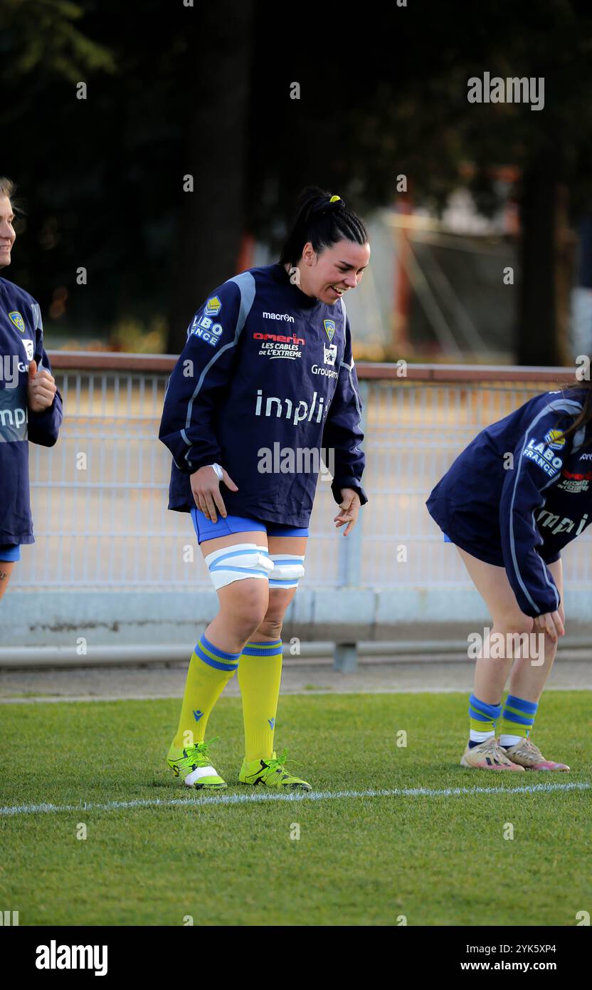 Ophélie Nourisson (19 Romagnat) in azione durante la partita del Campionato Federale femminile Senior Elite 1 tra Grenoble e Romagnat al Lesdiguieres Stadium di Grenoble, Francia (Constance Bugaut/SPP) crediti: SPP Sport Press Photo. /Alamy Live News Foto Stock