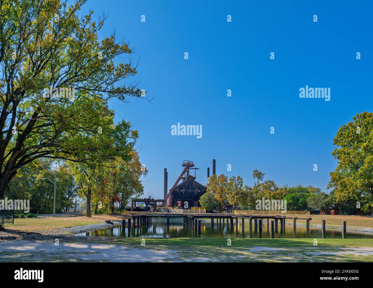 Sloss Furnaces National Historic Landmark, Birmingham, Alabama, Stati Uniti Foto Stock