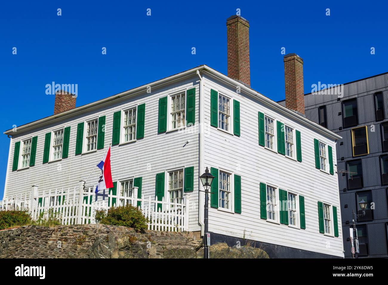 The Loyalist House National Historic Site, Saint John, New Brunswick, Canada Foto Stock