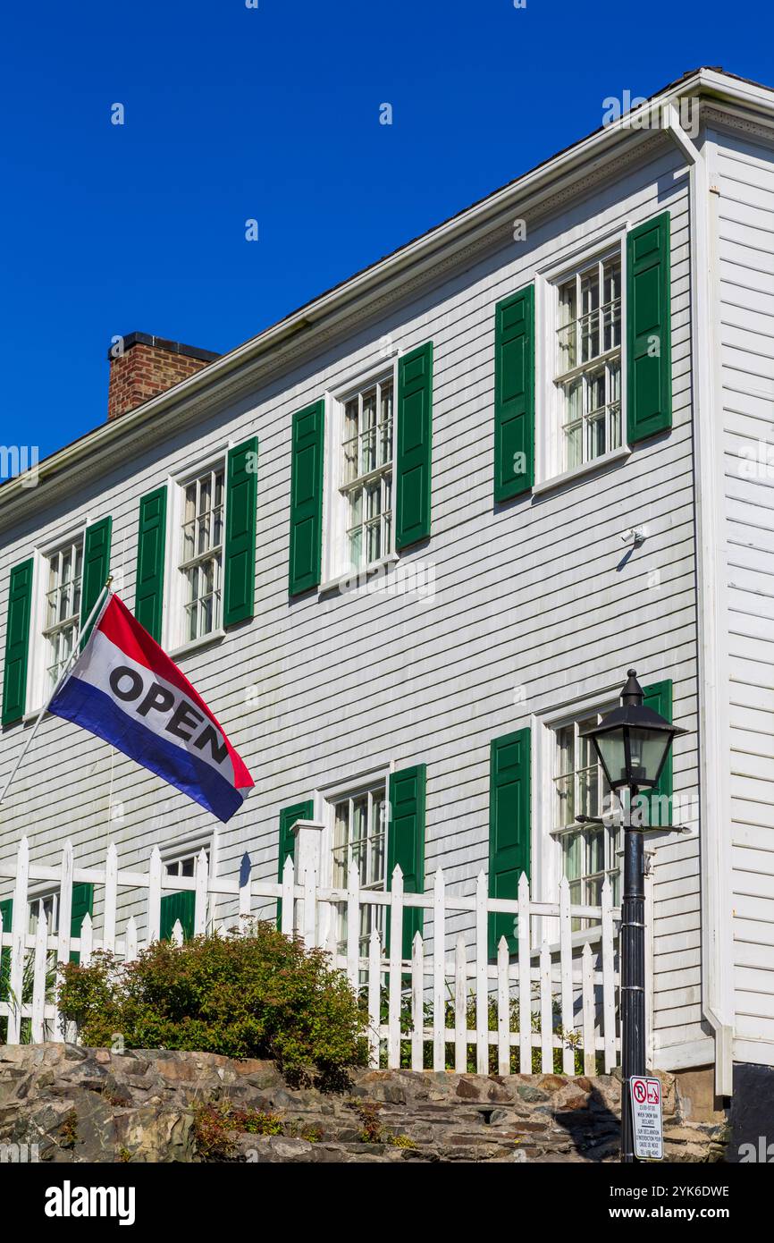 The Loyalist House National Historic Site, Saint John, New Brunswick, Canada Foto Stock