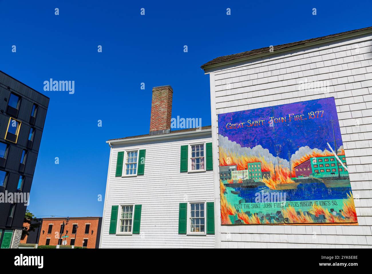 The Loyalist House National Historic Site, Saint John, New Brunswick, Canada Foto Stock