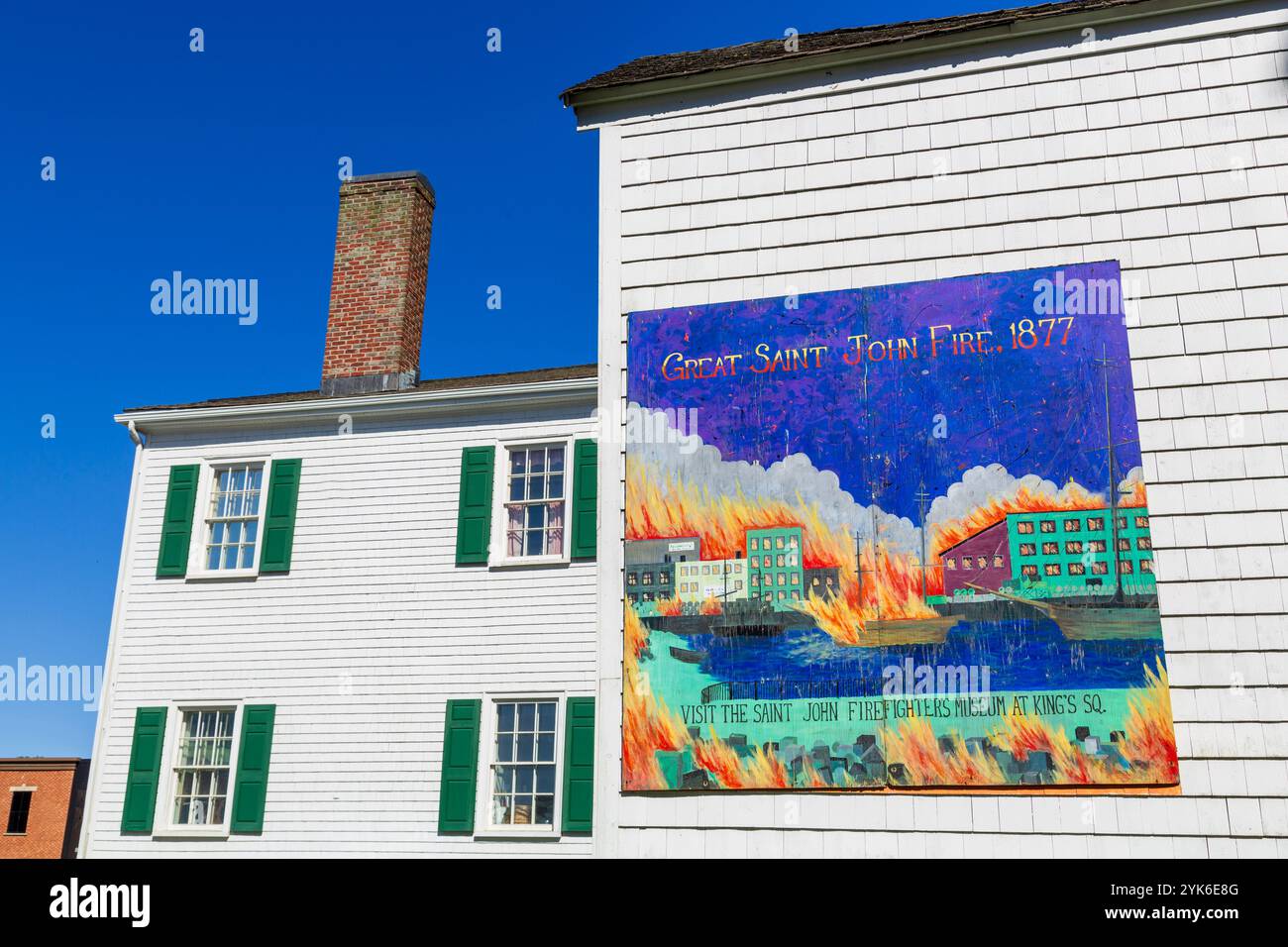 The Loyalist House National Historic Site, Saint John, New Brunswick, Canada Foto Stock