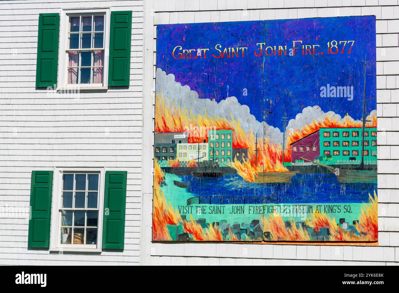 The Loyalist House National Historic Site, Saint John, New Brunswick, Canada Foto Stock