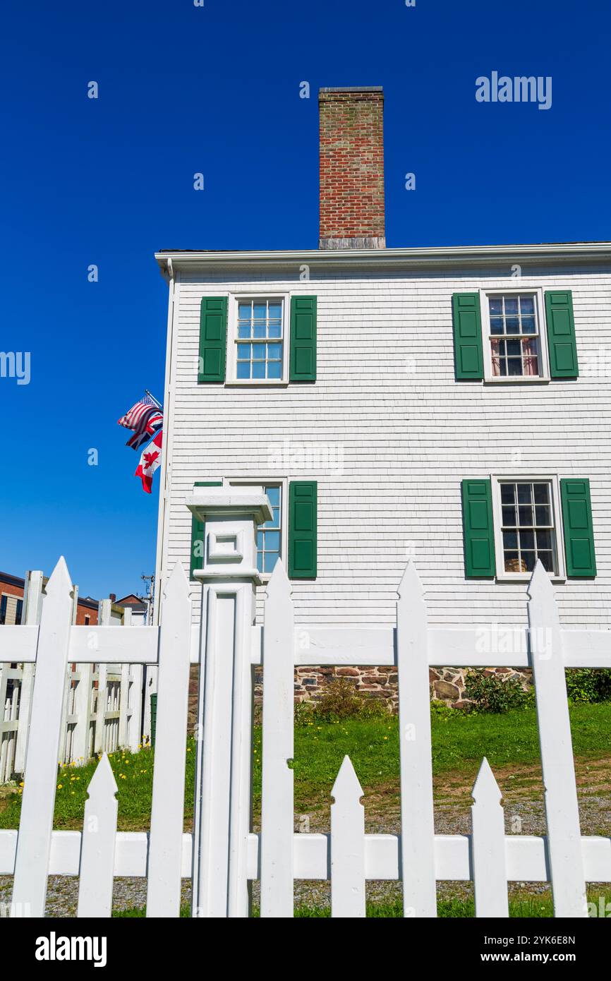 The Loyalist House National Historic Site, Saint John, New Brunswick, Canada Foto Stock