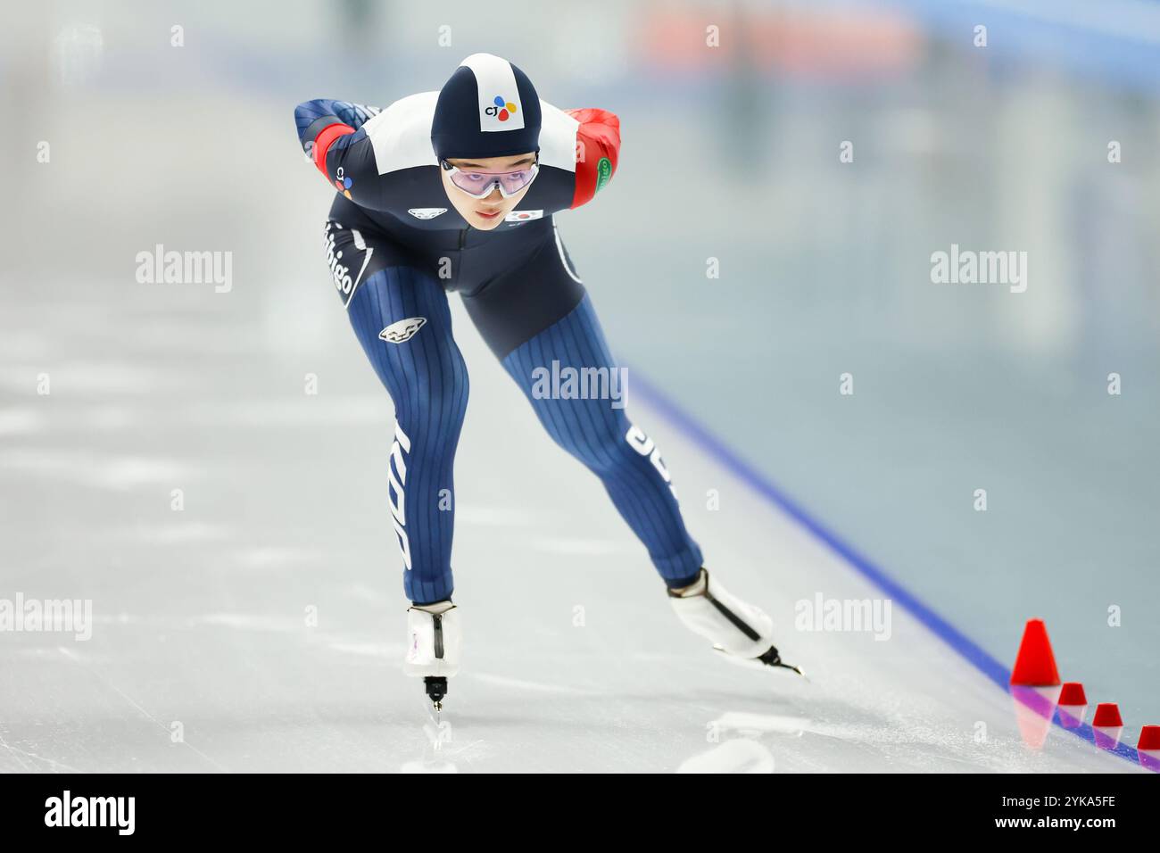 Aomori, Giappone. 16 novembre 2024. Yu-na Jeong (KOR) Speed Skating: 2025 campionati ISU Four Continents Speed Skating Women 3000m at YS Arena Hachinohe ad Aomori, Giappone . Crediti: AFLO SPORT/Alamy Live News Foto Stock