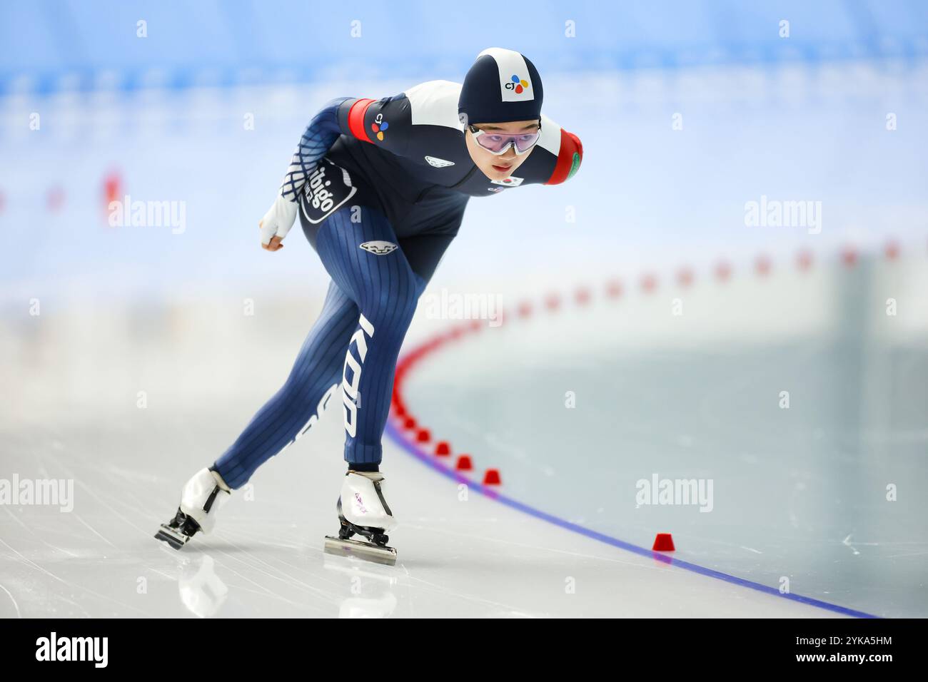 Aomori, Giappone. 16 novembre 2024. Yu-na Jeong (KOR) Speed Skating: 2025 campionati ISU Four Continents Speed Skating Women 3000m at YS Arena Hachinohe ad Aomori, Giappone . Crediti: AFLO SPORT/Alamy Live News Foto Stock