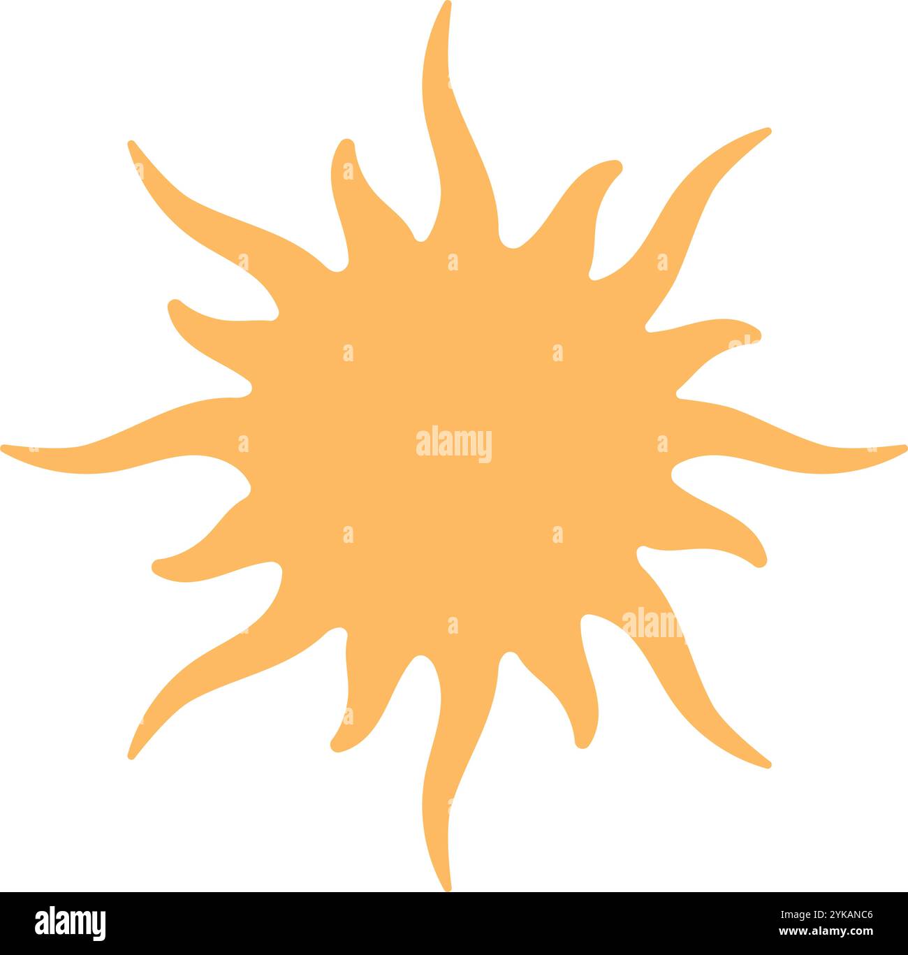 Icona Sole della crema solare Illustrazione Vettoriale