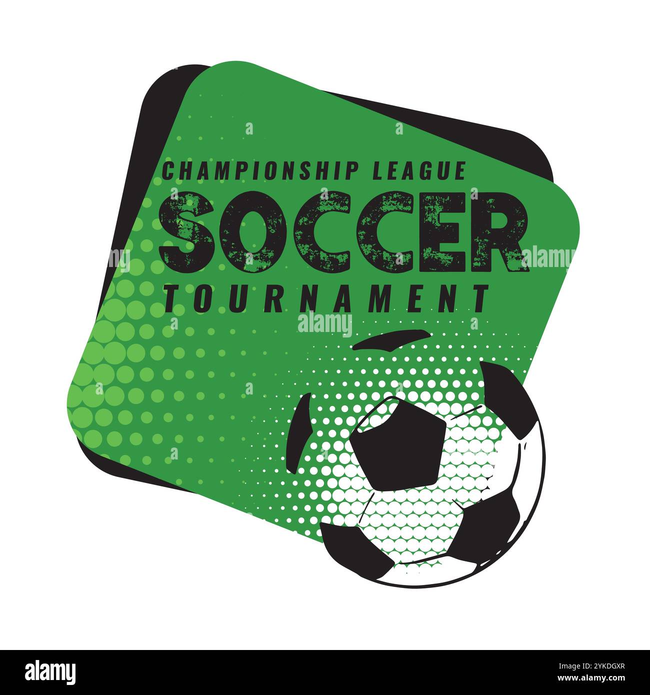 Football Soccer sfondo in stile grunge Illustrazione Vettoriale