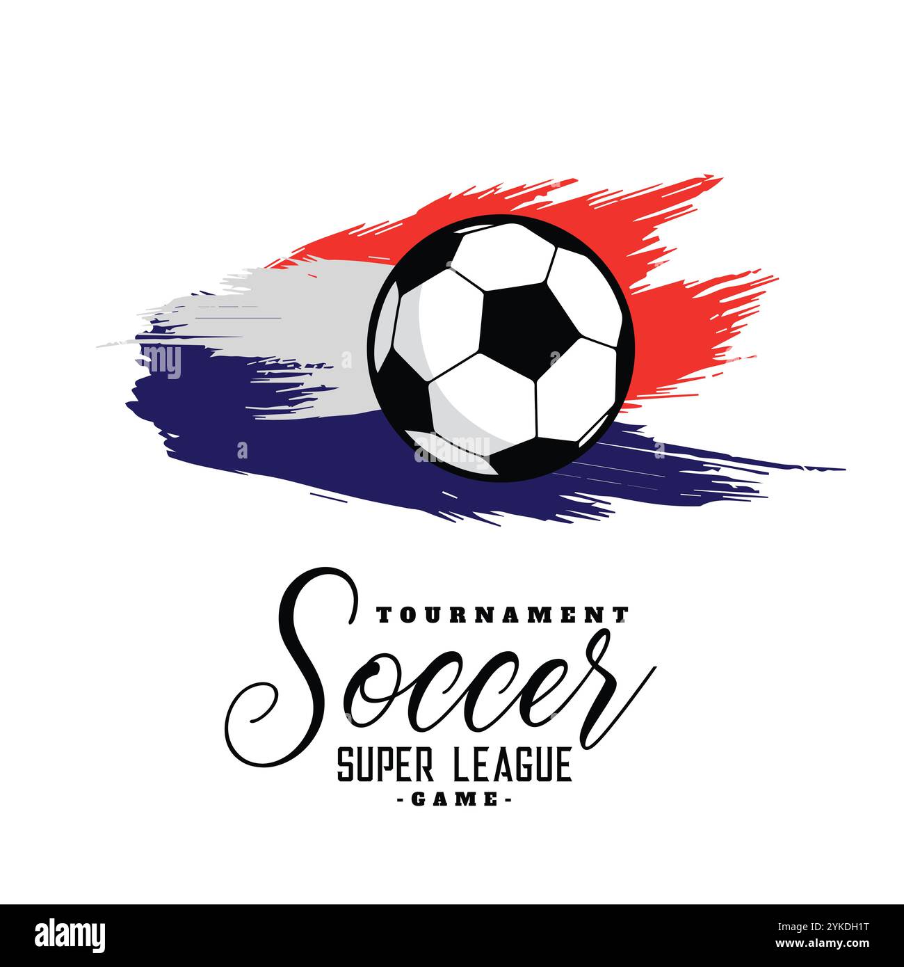 Calcio astratta acquerello design di sfondo Illustrazione Vettoriale