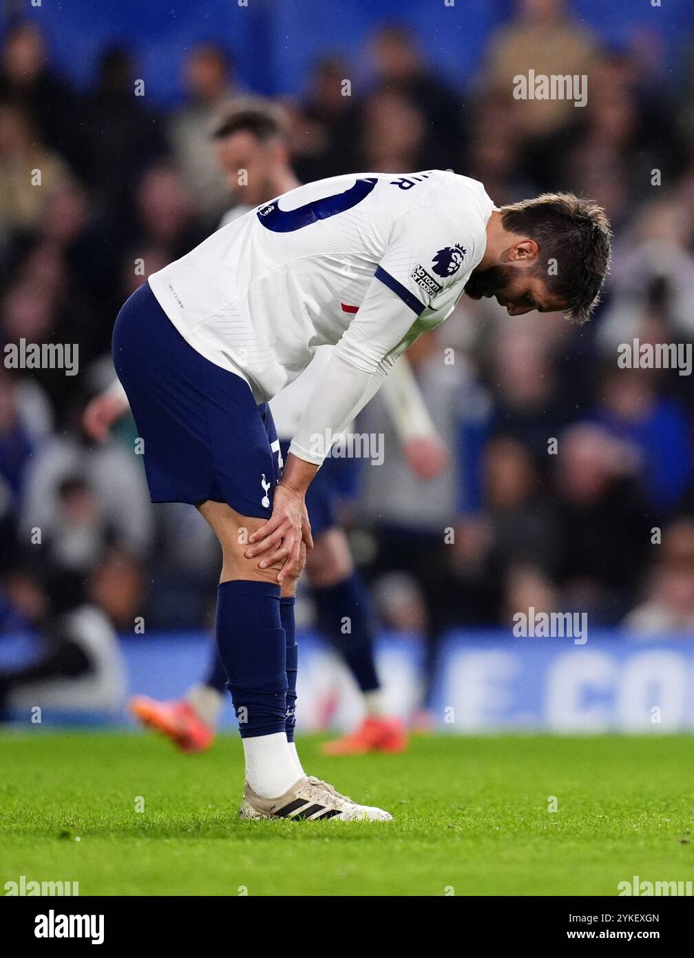 Foto datata 02-05-2024 di Rodrigo Bentancur di Tottenham Hotspur. Il centrocampista del Tottenham Rodrigo Bentancur ha ricevuto un divieto nazionale di sette partite dalla Football Association per una presunta osservazione razzista fatta sul compagno di squadra Son Heung-min in un'intervista televisiva. Data di pubblicazione: Lunedì 18 novembre 2024. Foto Stock