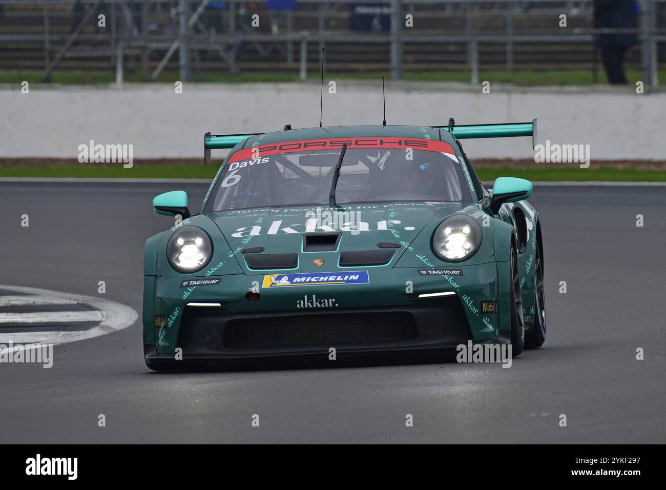 Callum Davis, CCK Motorsport, Porsche 911 GT3 Cup, Porsche Carrera Cup Gran Bretagna 2024, una singola serie con tutti i piloti che pilotano Porsche 91 Foto Stock