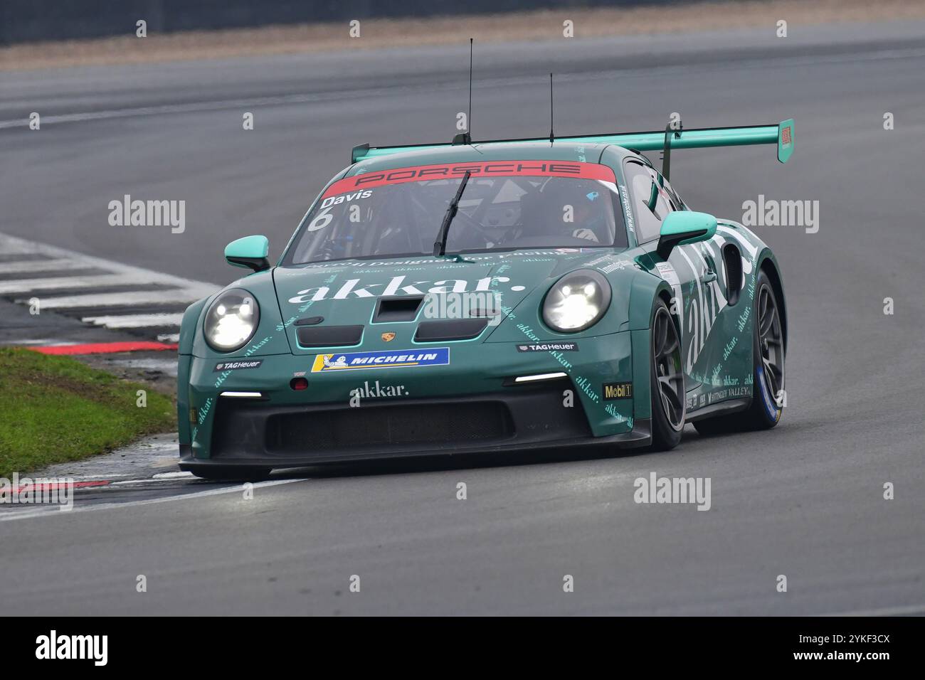 Callum Davis, CCK Motorsport, Porsche 911 GT3 Cup, Porsche Carrera Cup Gran Bretagna 2024, una singola serie con tutti i piloti che pilotano Porsche 91 Foto Stock