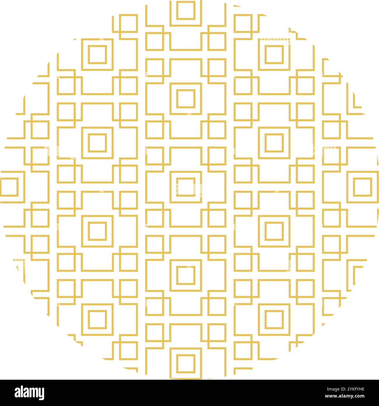 Cerchio cinese con reticolo geometrico quadrato per finestre e aperture di porte in legno. Piccoli elementi hanno creato un senso di movimento del flusso all'interno di una visuale rotonda Illustrazione Vettoriale Cerchio cinese con reticolo geometrico quadrato per finestre e aperture di porte in legno. Piccoli elementi hanno creato un senso di movimento del flusso all'interno di una visuale rotonda Illustrazione Vettoriale