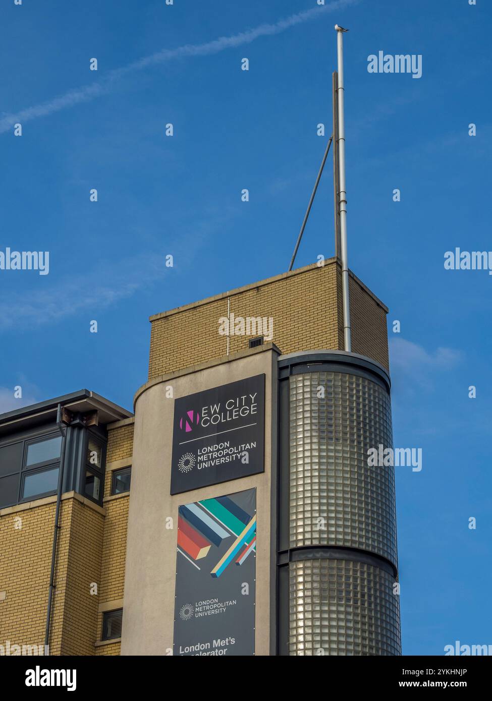 La School of Art Design and Architecture, London Metropolitan University, è in arrivo a Shoreditch (o Hoxton), Londra, Inghilterra, Regno Unito, Gran Bretagna. Foto Stock