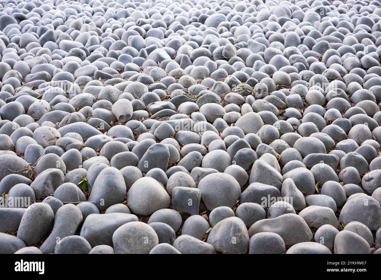 Pietre di Meditazione Zen Foto Stock
