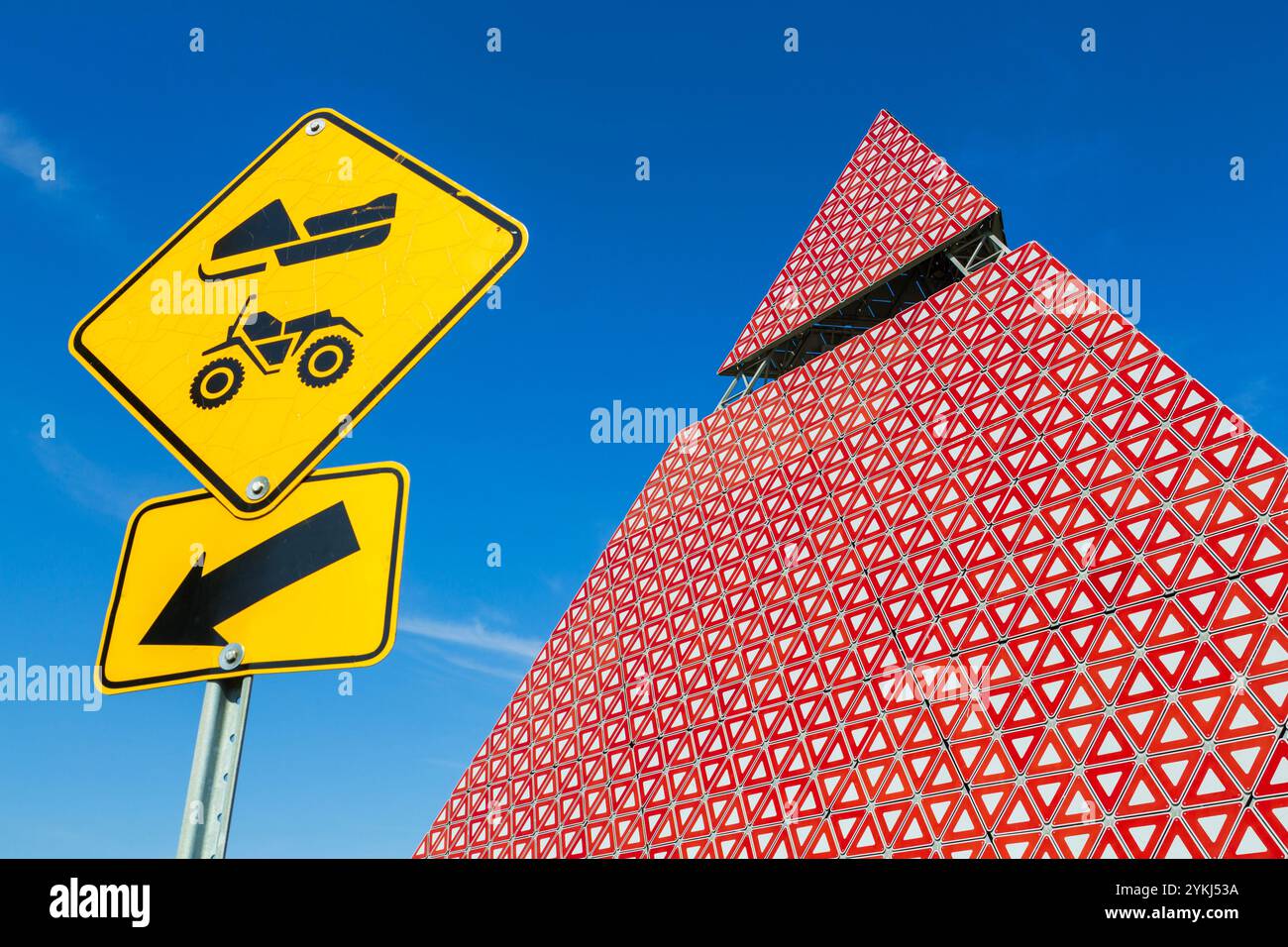 Pyramide Des ha! Ah, la Baie, Sagueney, Quebec, Canada Foto Stock