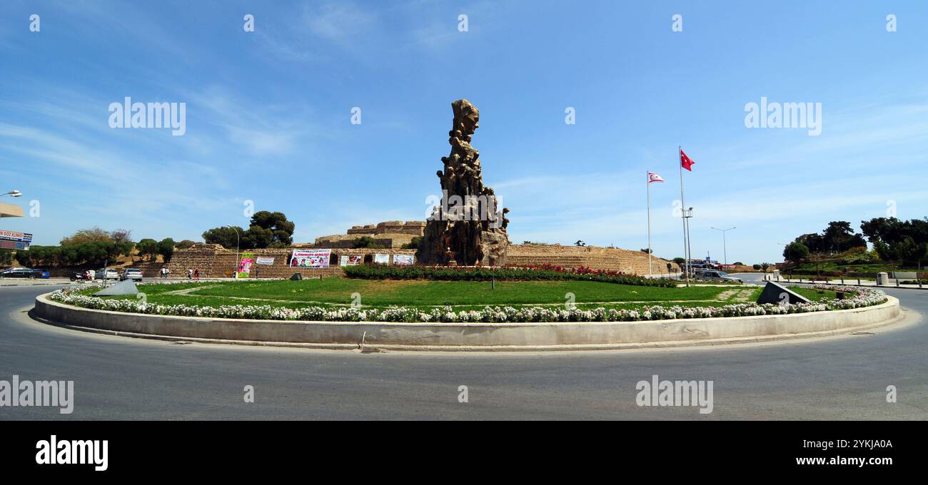 Vista da Famagosta, Cipro Foto Stock