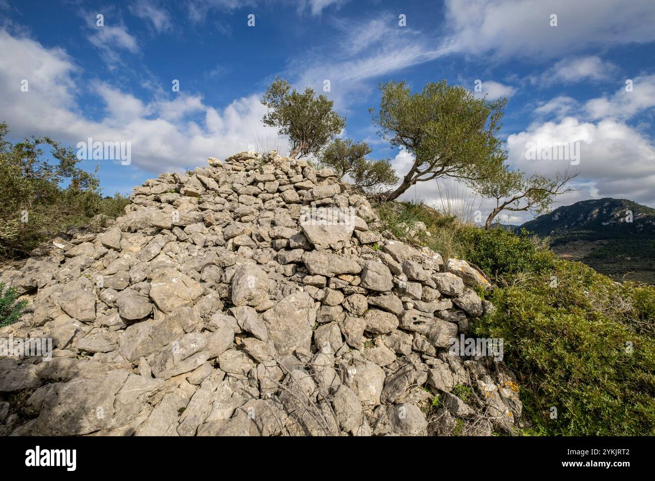 Tomba di Son Ferrandell-Son Oleza, i millennio a.C., Valldemossa, Maiorca, isole Baleari, spagna. Foto Stock