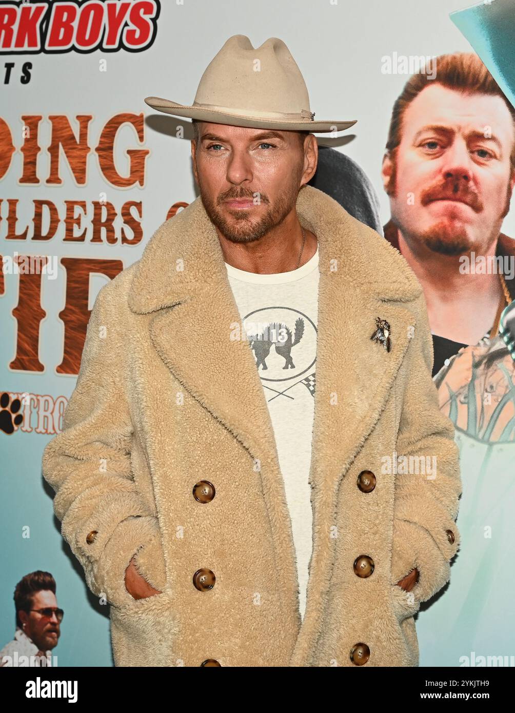 LONDRA, REGNO UNITO. 18 novembre 2024. Matt Goss partecipa a Standing on the Shoulders of Kitties: The Bubbles and the Shitrockers Story presso gli Abbey Road Studios di Londra, Regno Unito. (Foto di 李世惠/SEE li/Picture Capital) credito: Vedi li/Picture Capital/Alamy Live News Foto Stock