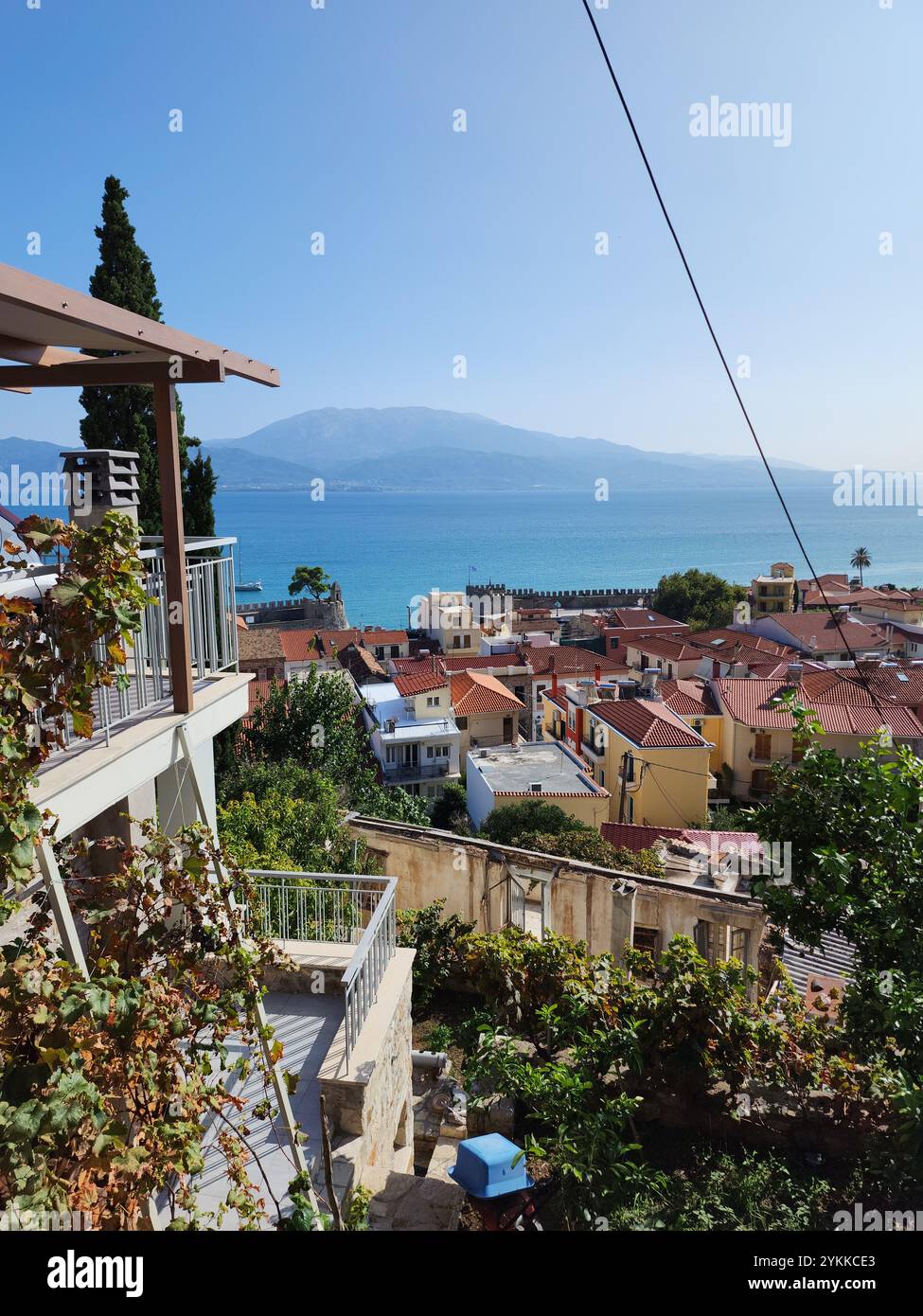 Nafpaktos, Grecia Foto Stock