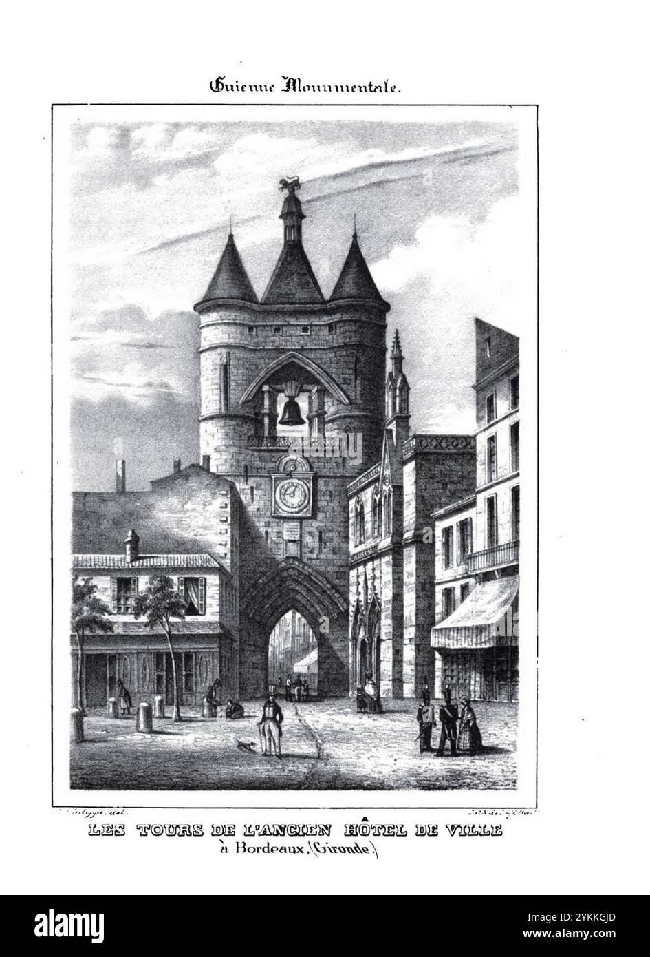 Bordeaux - ancien Hôtel de ville. Foto Stock