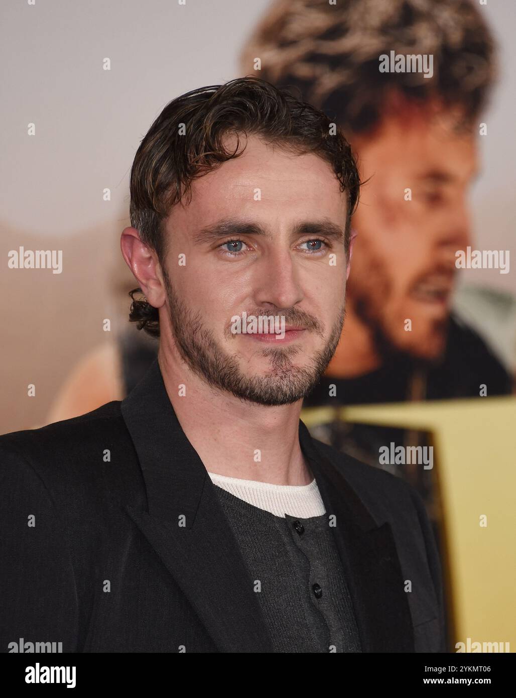 Hollywood, Stati Uniti. 18 novembre 2024. Paul Mescal arriva alla prima di Los Angeles "Gladiator II" tenutasi al TCL Chinese Theatre di Hollywood, CALIFORNIA, il 18 novembre 2024. © Janet Gough/AFF-USA. Credito COM: AFF/Alamy Live News Foto Stock