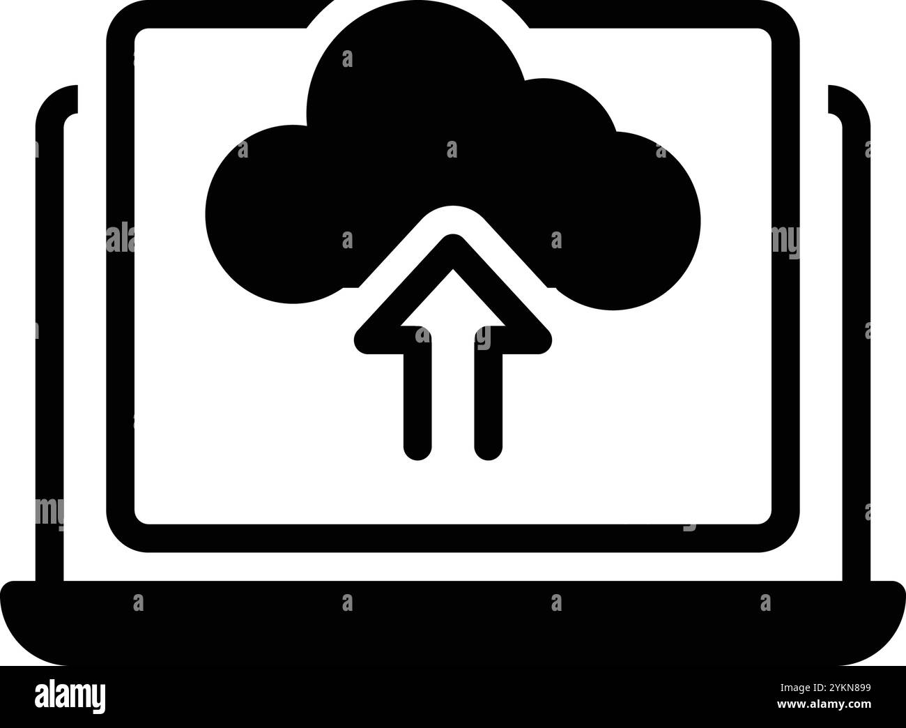 Icona per il caricamento, freccia Illustrazione Vettoriale