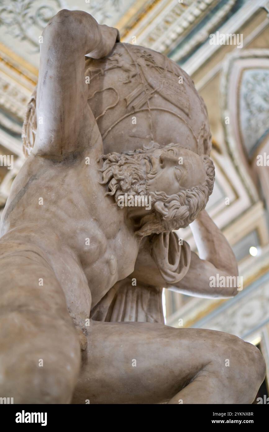L'atlante di Farnese Foto Stock