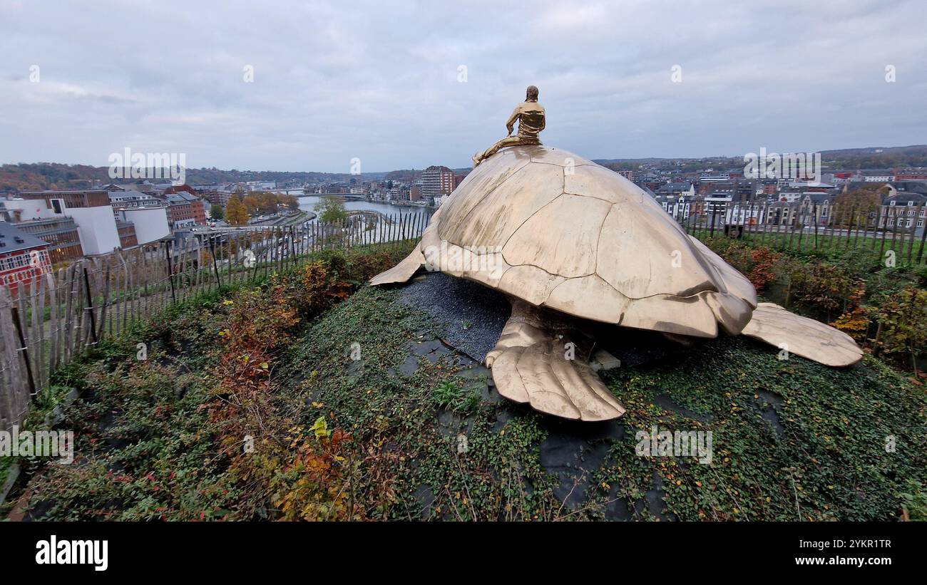Utopia, opere di Jan Fabre, Namur, Belgio Foto Stock