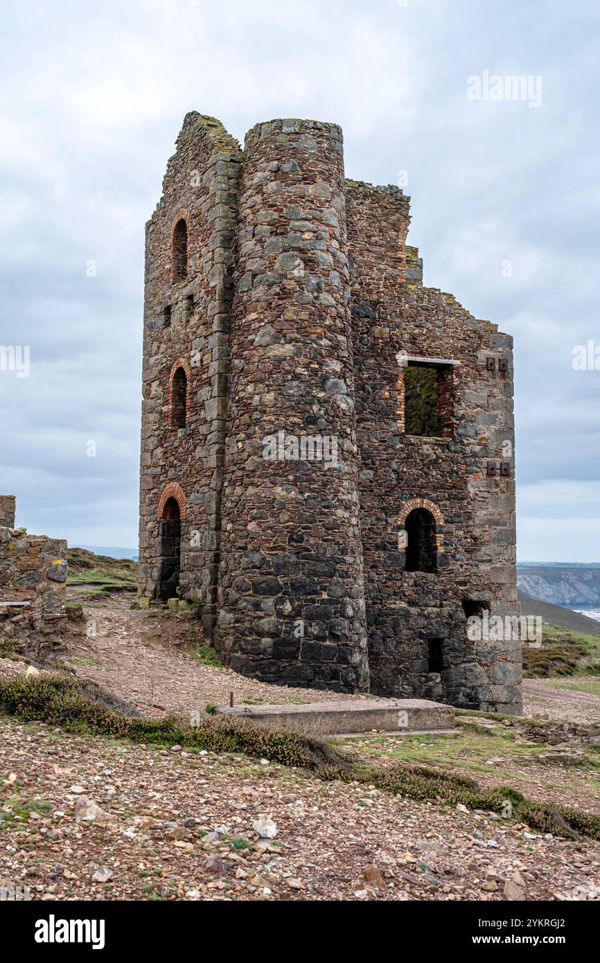 Wheal Coates, St. Agnes, Cornovaglia settentrionale. Foto Stock