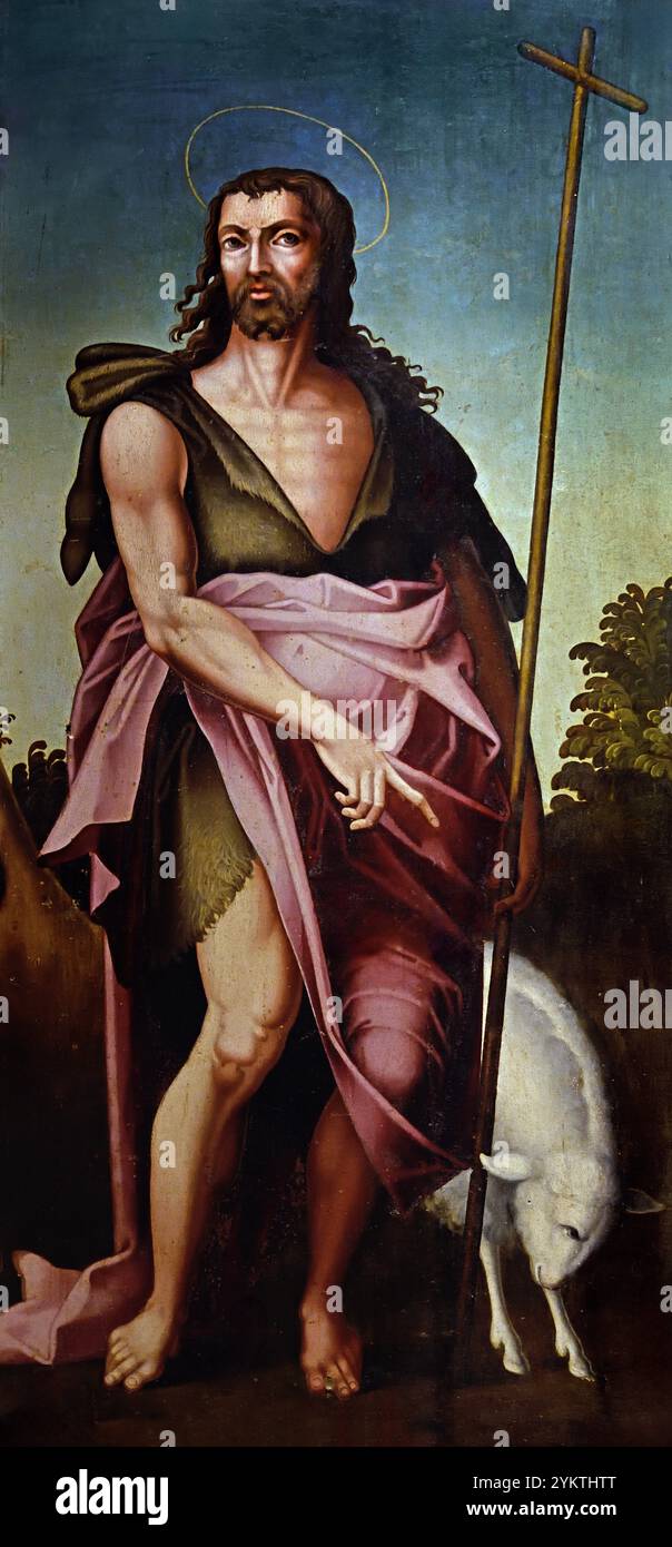 San Giovanni Battista di Pere de la Rocha XVI secolo, Museo di Belle Arti di Girona, Spagna, spagnolo, Foto Stock