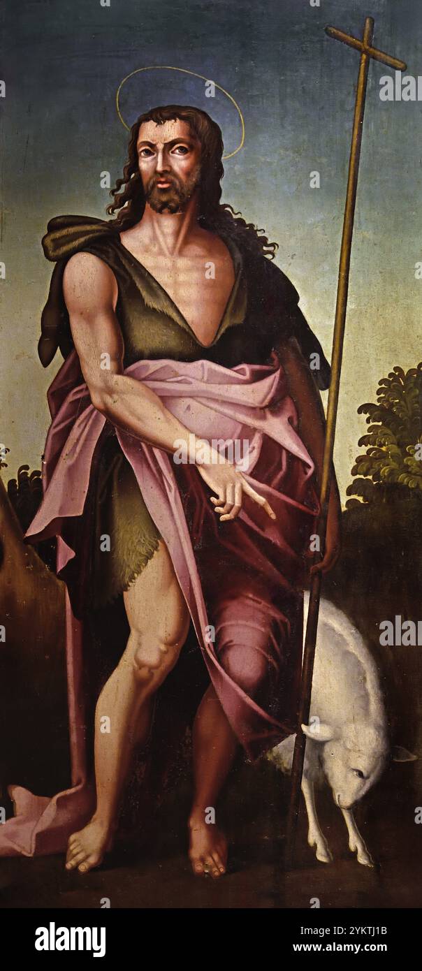 San Giovanni Battista di Pere de la Rocha XVI secolo, Museo di Belle Arti di Girona, Spagna, spagnolo, Foto Stock