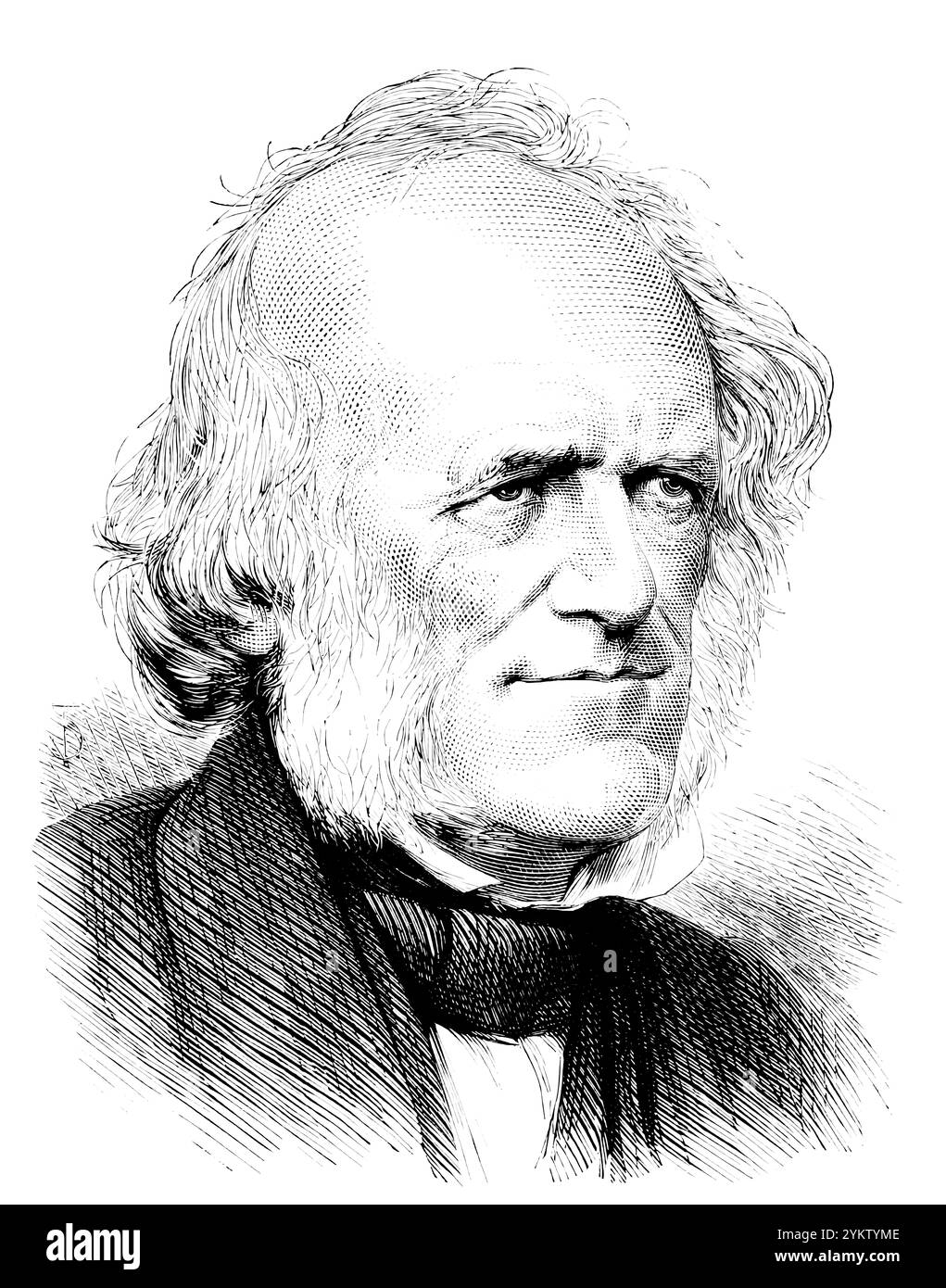 Sir Charles Lyell, i baronetto, 1797 – 1875, geologo scozzese Foto Stock