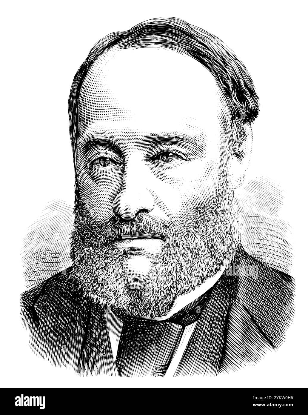 James Prescott Joule, 1818–1889, fisico inglese, matematico, teoria calorica Foto Stock