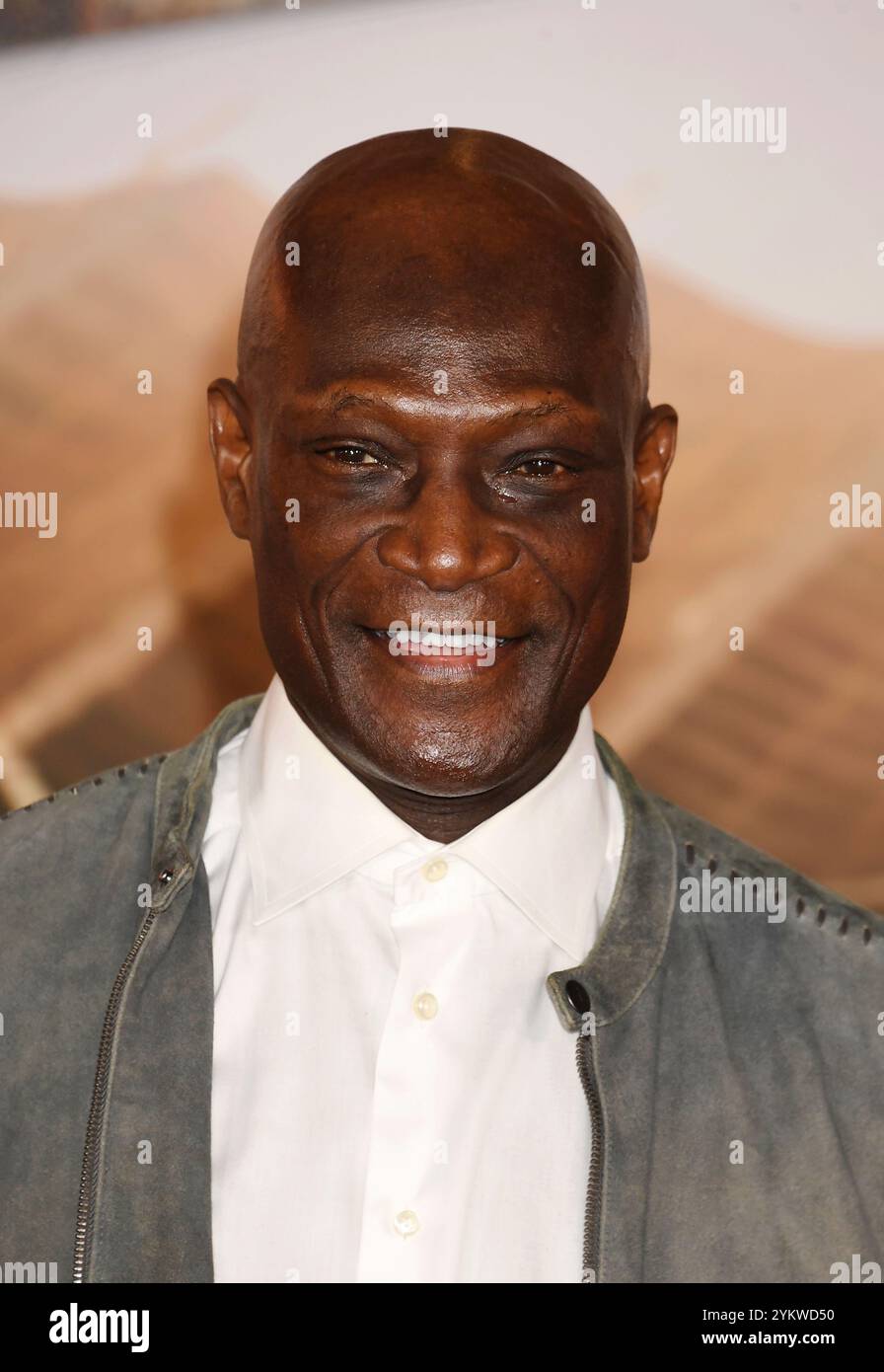 Hollywood, California, Stati Uniti. 18 novembre 2024. Peter Mensah partecipa alla premiere di Los Angeles 'Gladiator II' al TCL Chinese Theatre il 18 novembre 2024, a Hollywood, California. Crediti: Jeffrey Mayer/Media Punch/Alamy Live News Foto Stock