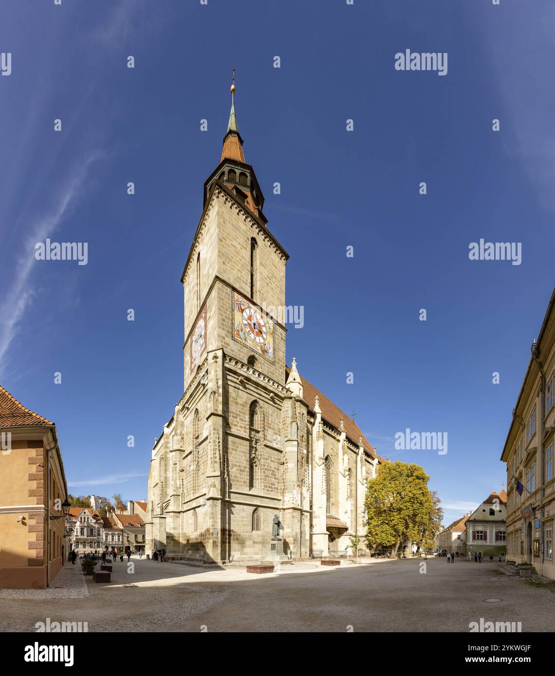 Una foto della Chiesa Nera a Brasov Foto Stock