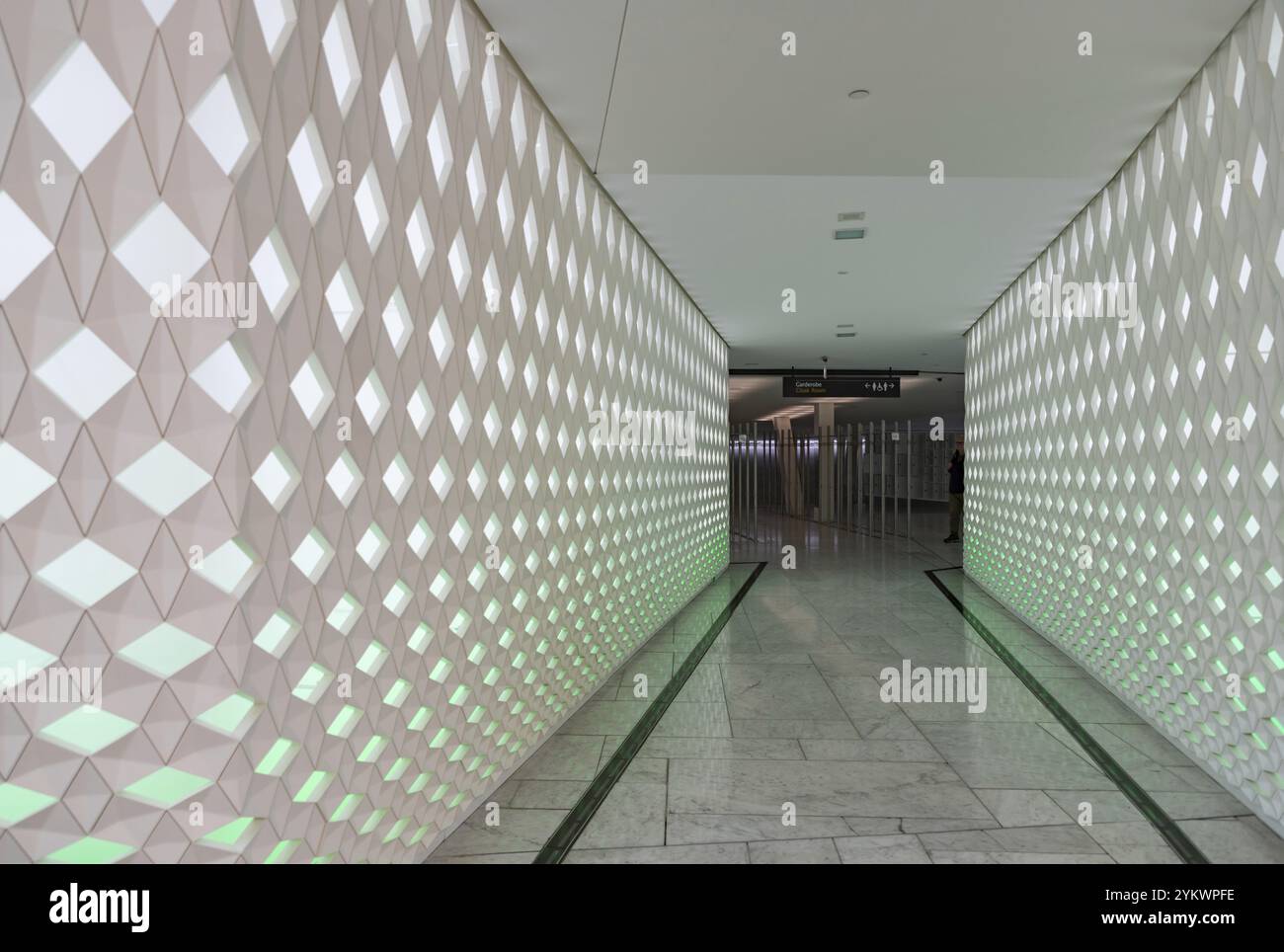 Un'immagine del design degli interni del Teatro dell'Opera di Oslo Foto Stock