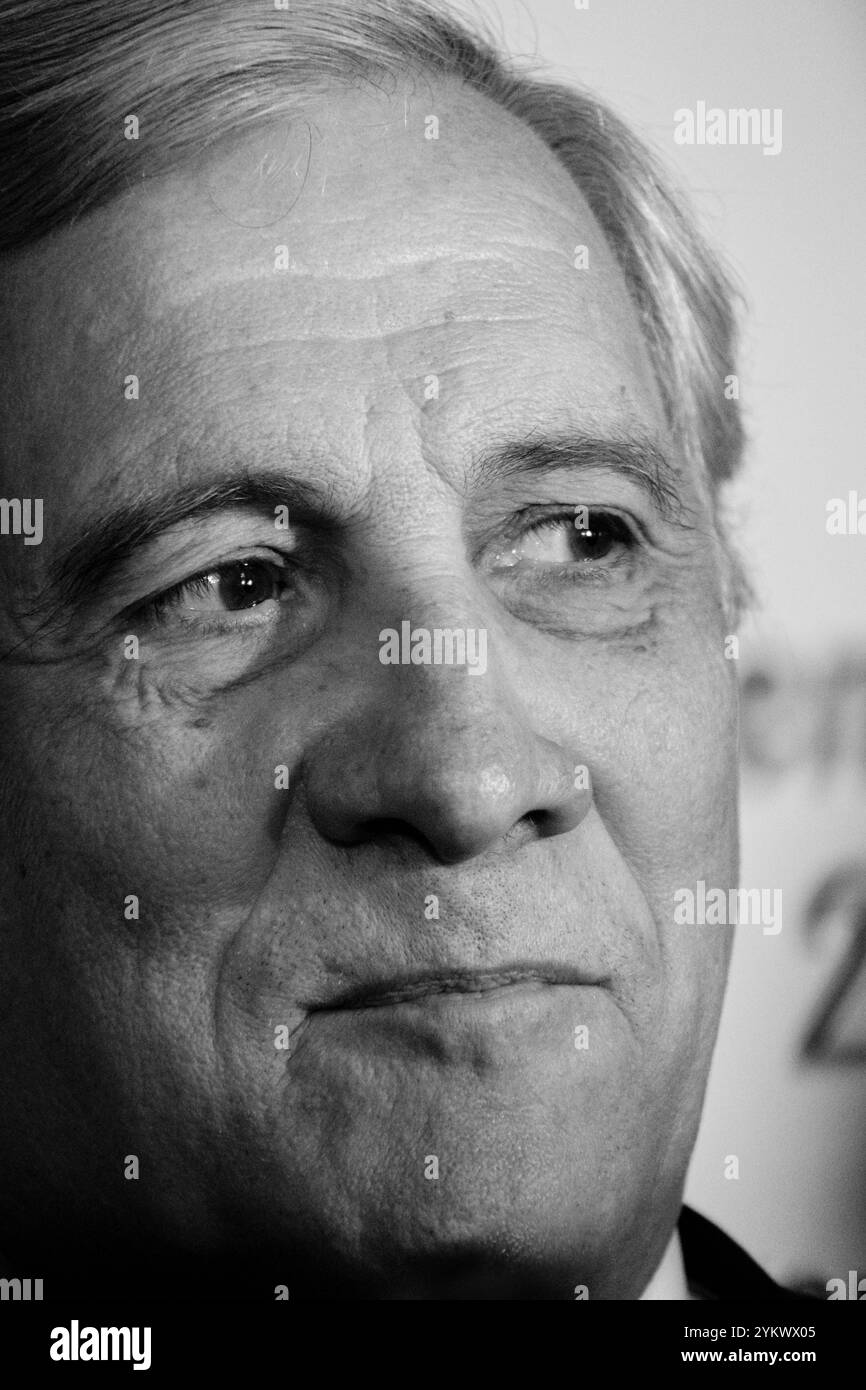 Roma, evento di presentazione della nona edizione della settimana della cucina italiana nel mondo con il Ministro degli Esteri Antonio Tajani e il Ministro dell'Agricoltura Francesco Lollobrigida. L'iniziativa per valorizzare le eccellenze del settore agroalimentare ed enogastronomico italiano all'estero, sostenendo le esportazioni, l'internazionalizzazione e i flussi turistici in entrata, il 19 novembre 2024 a Roma. Copyright: XAndreaxCalandrax Foto Stock