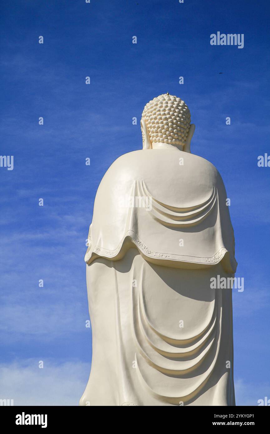 Vinh Trang Pagoda, una famosa destinazione a My Tho, Tien Giang, Vietnam Foto Stock