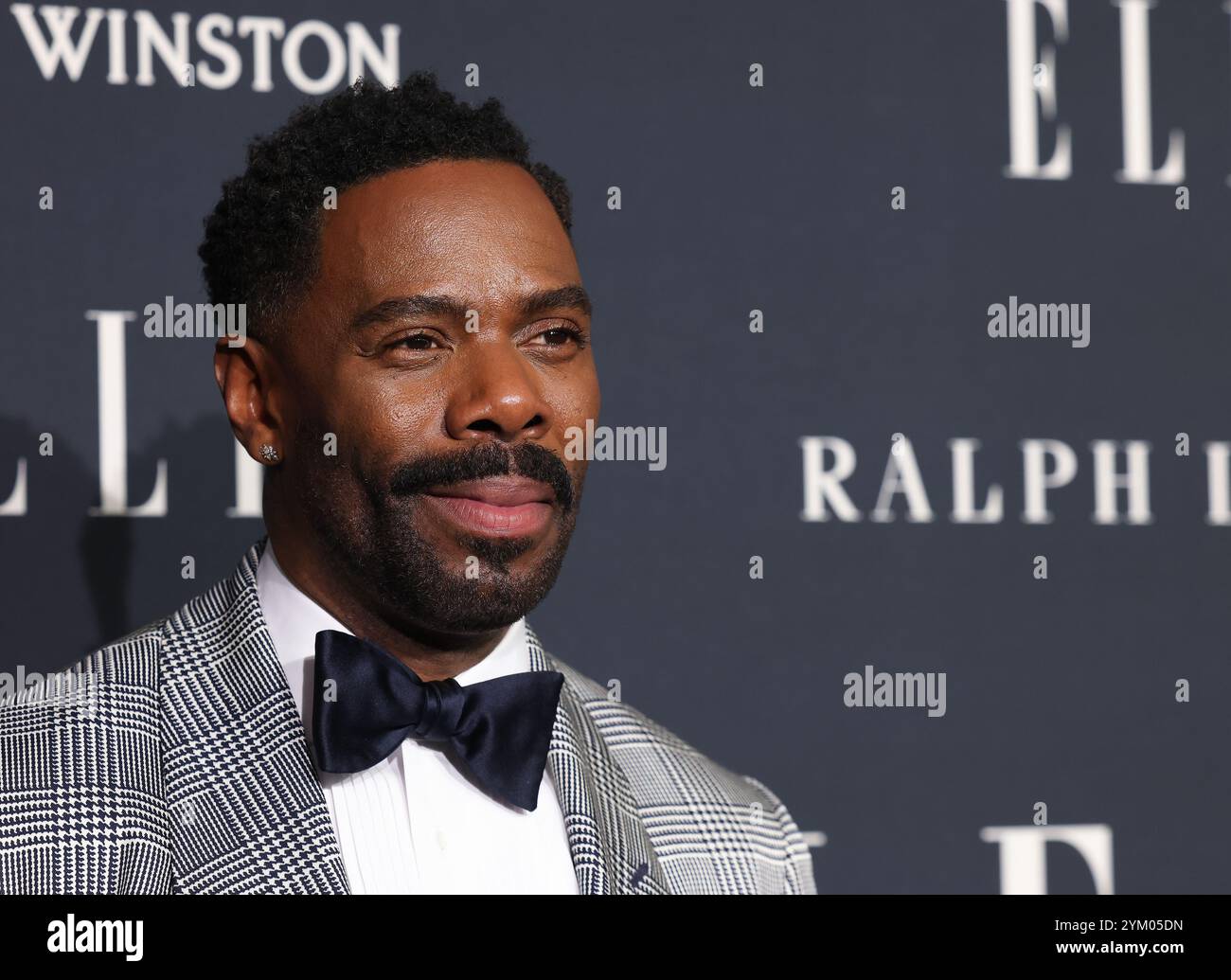 Los Angeles, Stati Uniti. 19 novembre 2024. Colman Domingo arriva all'ELLE's Women in Hollywood Celebration tenutasi al Four Seasons Hotel di Los Angeles a Beverly Hills il 19 novembre 2024 a Los Angeles, CA. © Mark Von Holden/ Credit: AFF/Alamy Live News Foto Stock