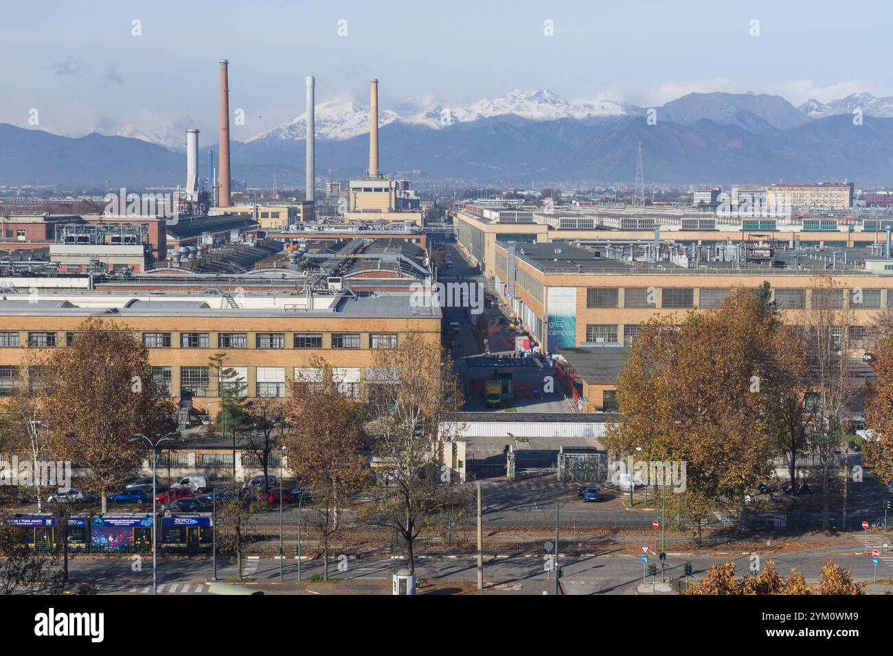 Fabbrica automobilistica Stellantis FIAT a Torino, Italia Foto Stock