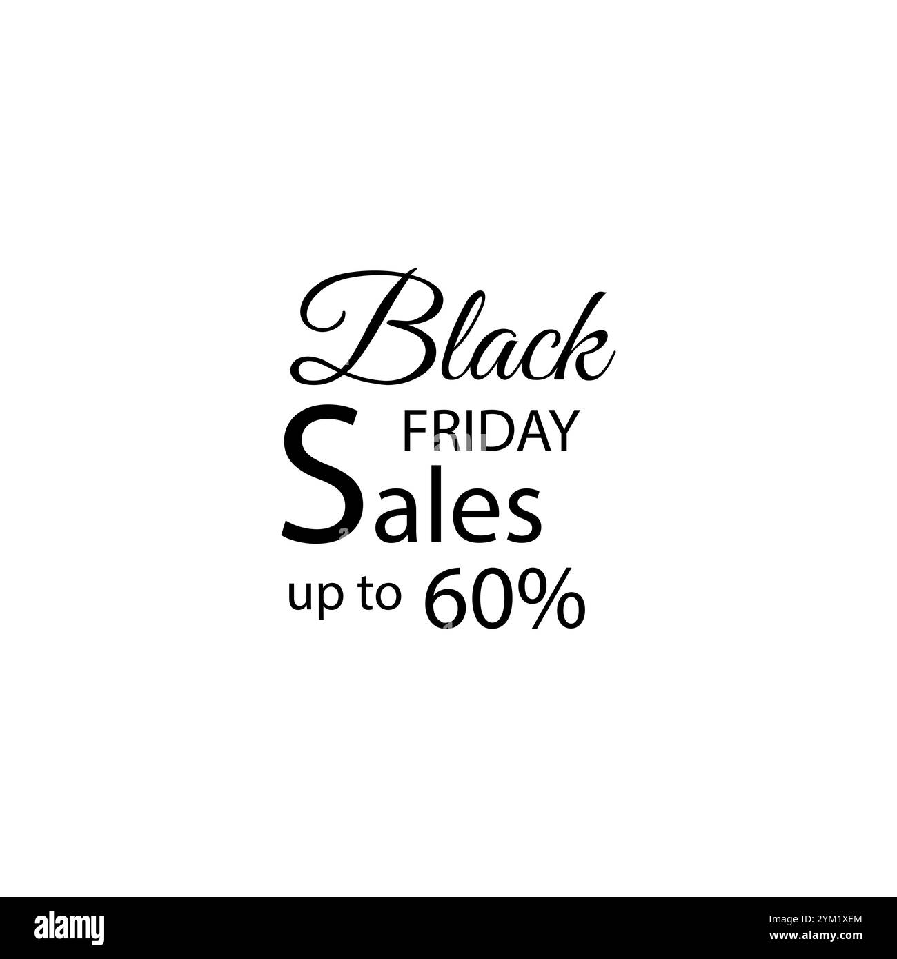 Illustrazione vettoriale del design del layout del banner per la vendita del Black friday Illustrazione Vettoriale