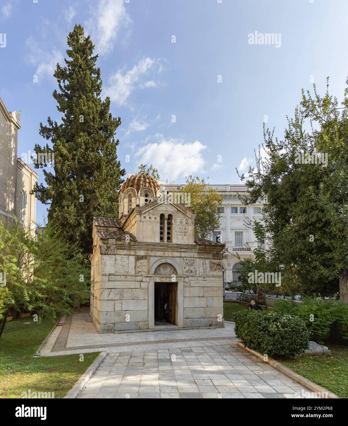 Una foto della Santa Chiesa di Theotokos Gorgoepikoos e Sant'Eleuterio Foto Stock