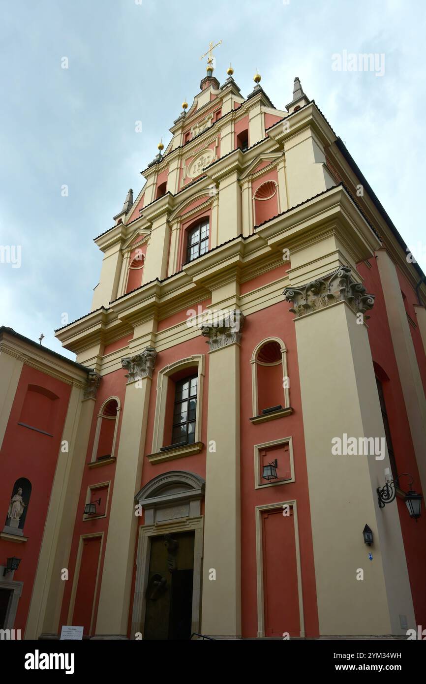 Chiesa gesuita, Chiesa della graziosa madre di Dio, Kościół Jezuitów, Varsavia, Polonia, Europa, sito patrimonio dell'umanità dell'UNESCO Foto Stock