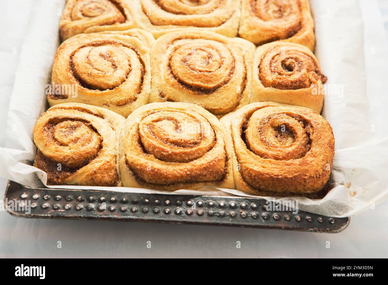 Dolci alla cannella. Prodotti da forno dolci tradizionali Foto Stock